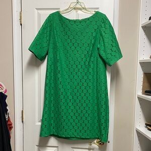 Adrianna Papell Vibrant Green Mini Dress